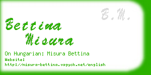 bettina misura business card